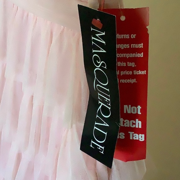 Masquerade Tulle Strapless Dress Sz 1/2 - Picture 4 of 4